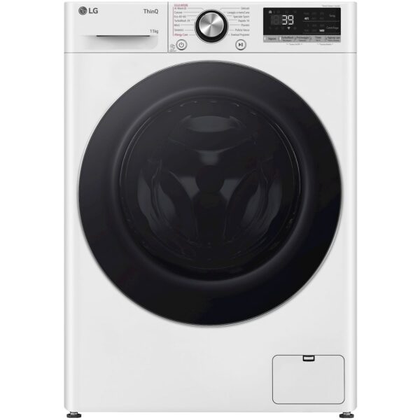LG AI DD F4R7011TSWC LAVATRICE, Caricamento frontale, 11 kg