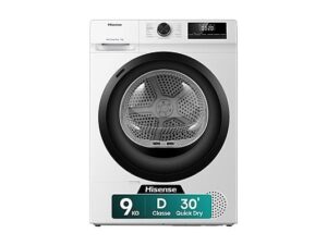 ASCIUGATRICE HISENSE DHQE900UWDC A pompa di calore, 9 kg